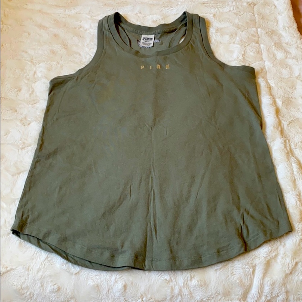 Olive green Tank top